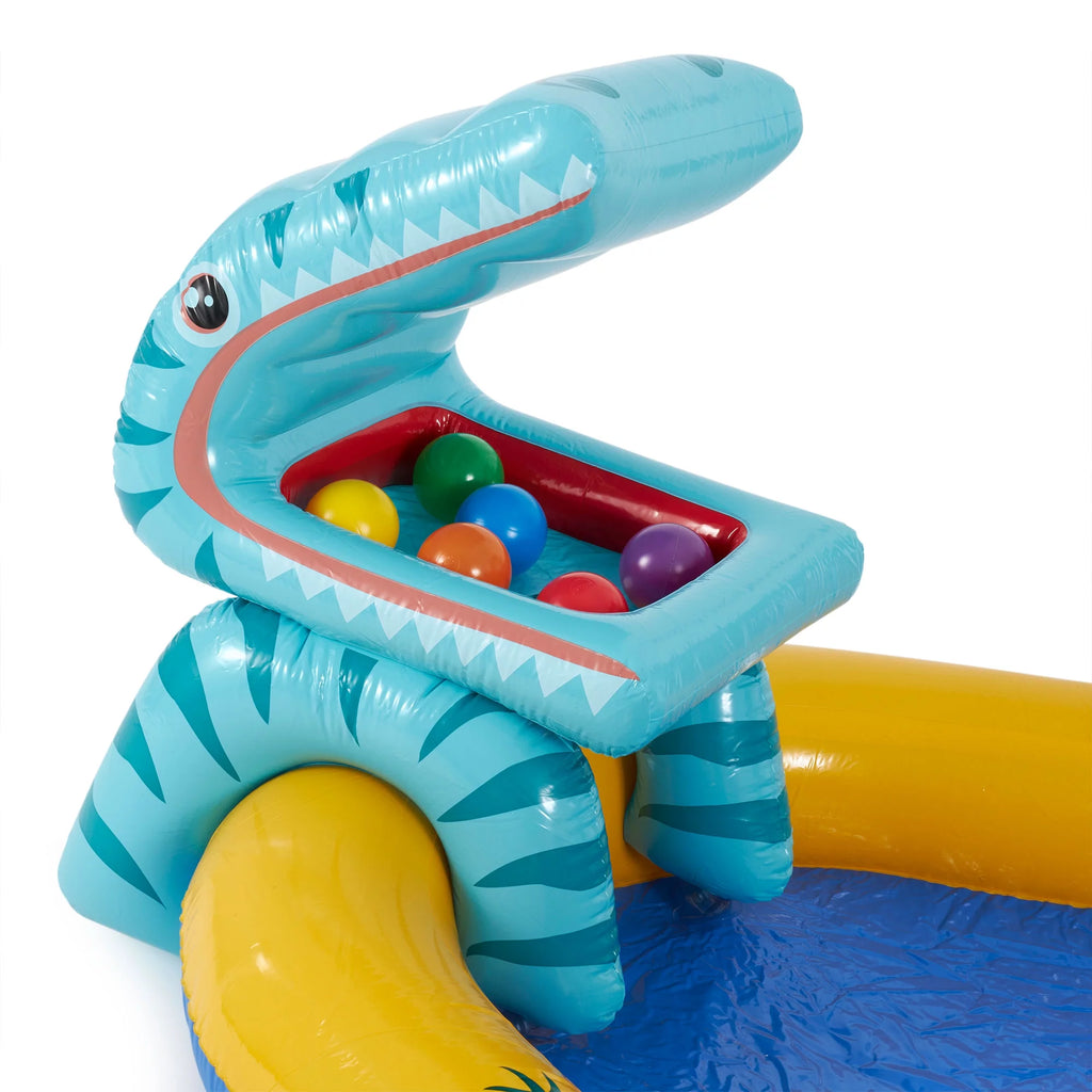Inflatable Kids Dinosaur Play Center Pool with Slide L579949