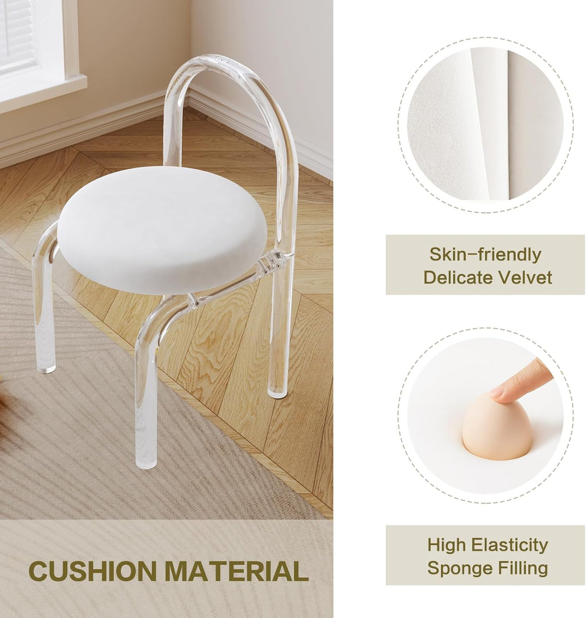 Clear Acrylic Chair I7786