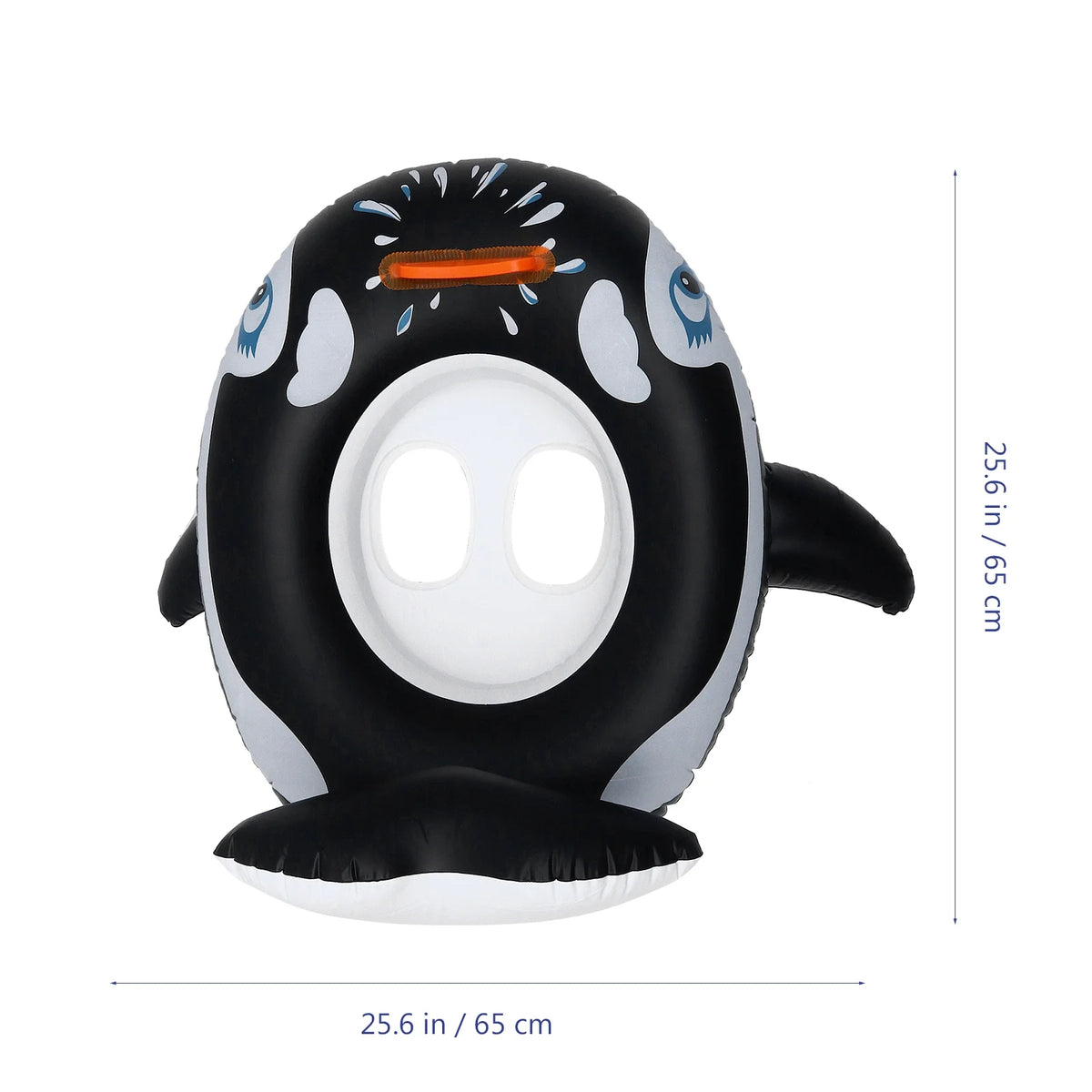 2 pcs Baby Seat Swim Ring Whale Design Pool Toys G370