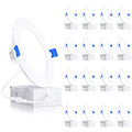 16 Pack 6 inch Ultra-Thin LED Recessed Ceiling Light L80451