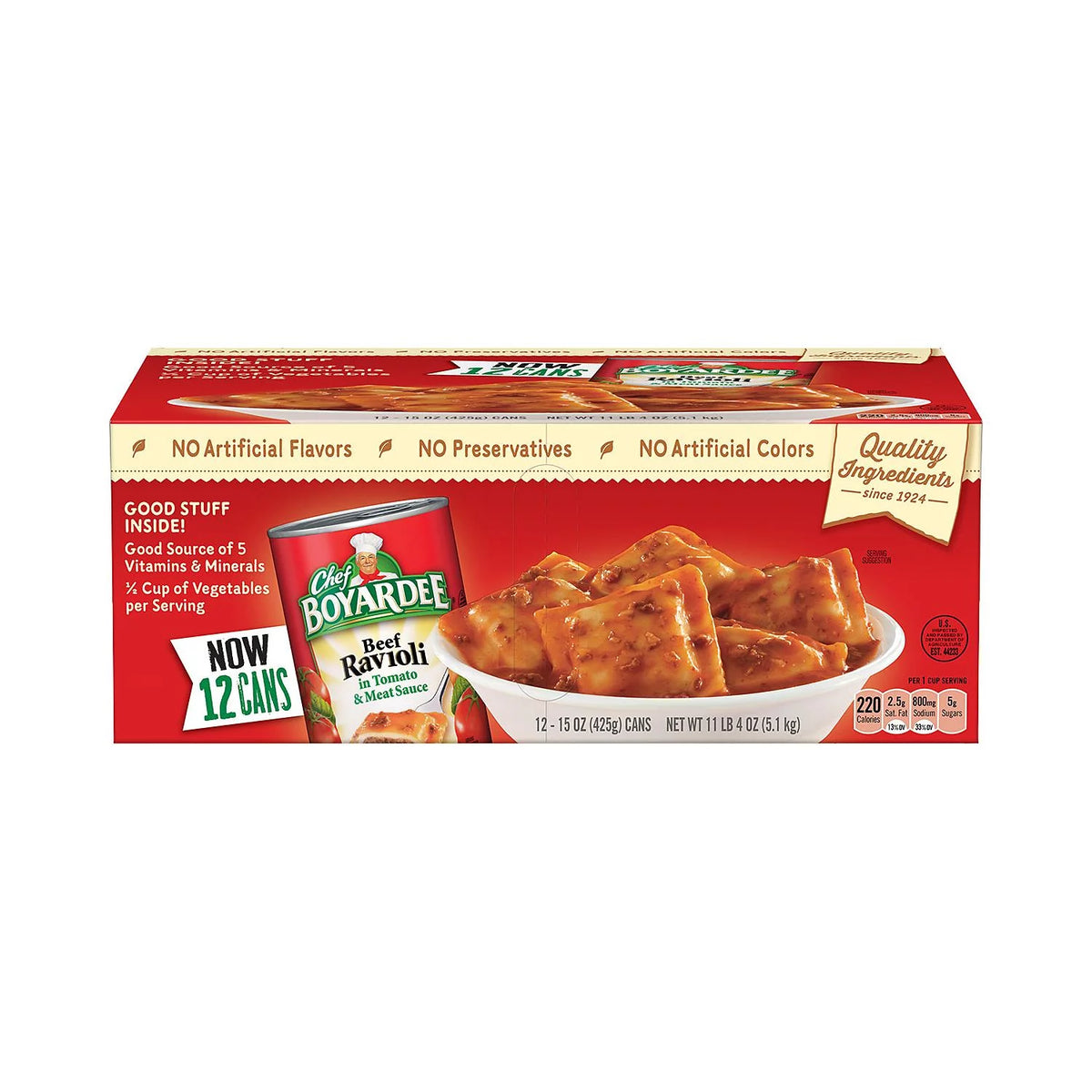 15 oz Beef Ravioli 12 Pack I707578