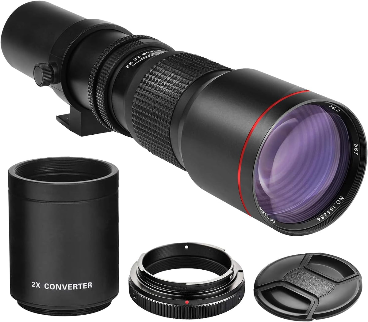 500mm/1000mm f/8 Manual Telephoto Lens D321945