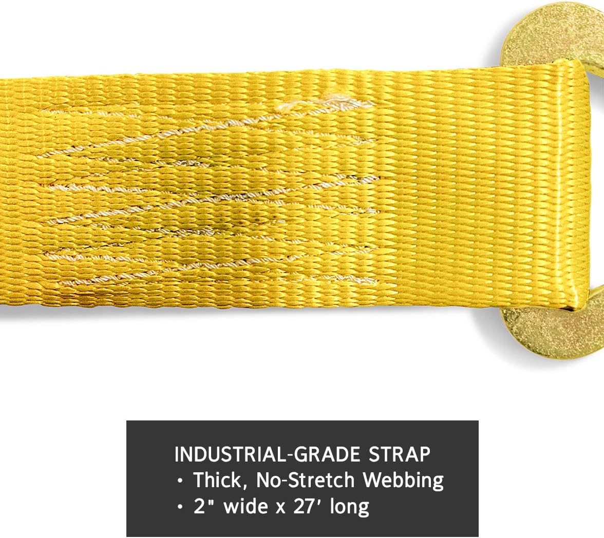 Flatbed Tie Down Kit 10 Pieces 5/16 Inch Grade 70 Chain Ratchet Binders Corner Protectors Ratchet Straps A811
