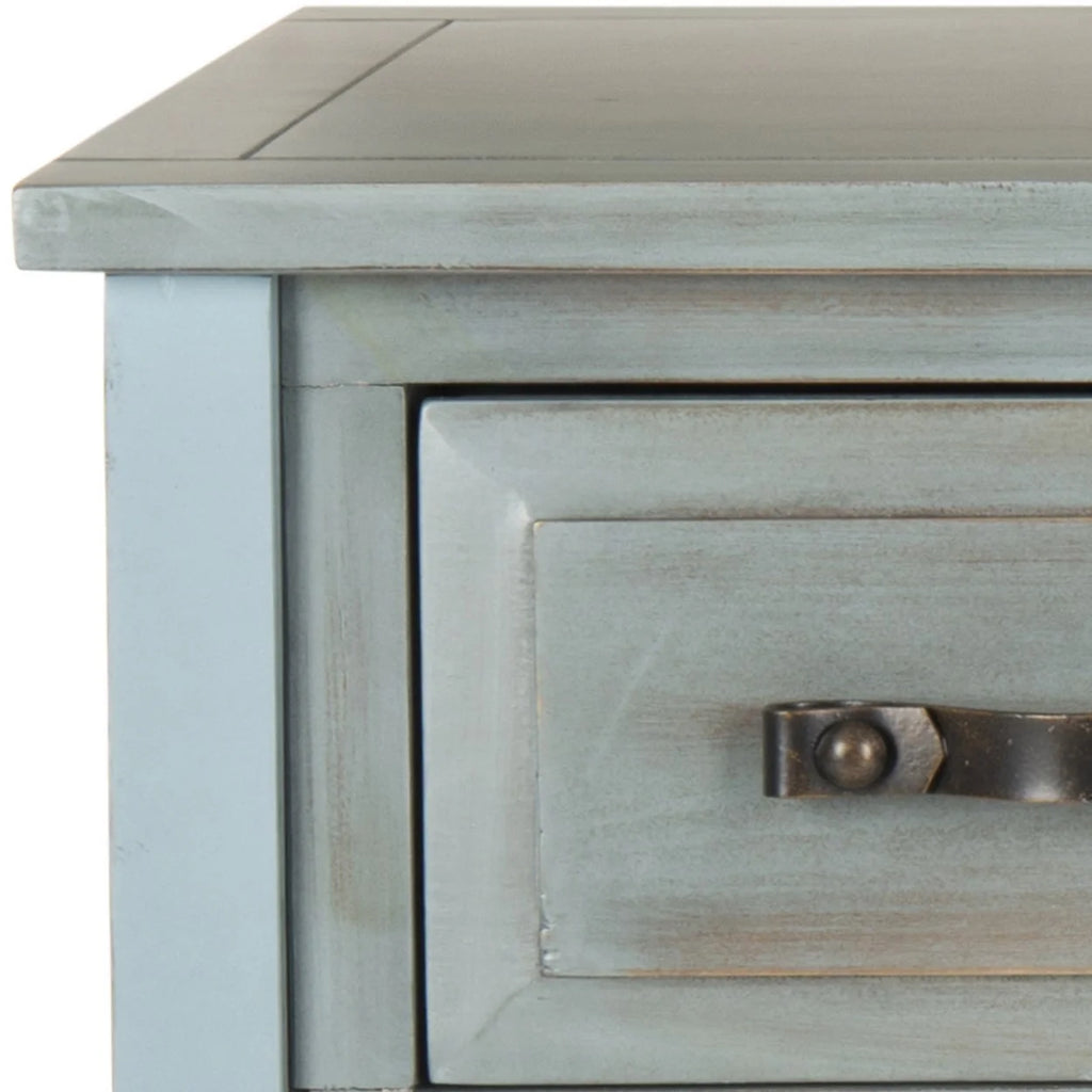 Rustic Console Table with 3 Drawers W423