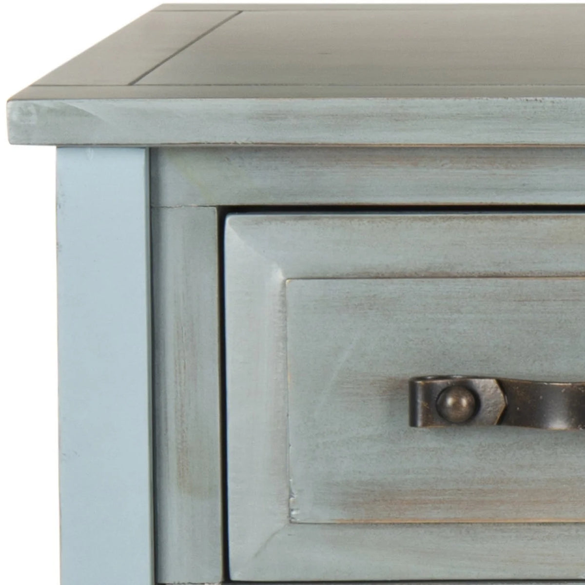 Rustic Console Table with 3 Drawers W423