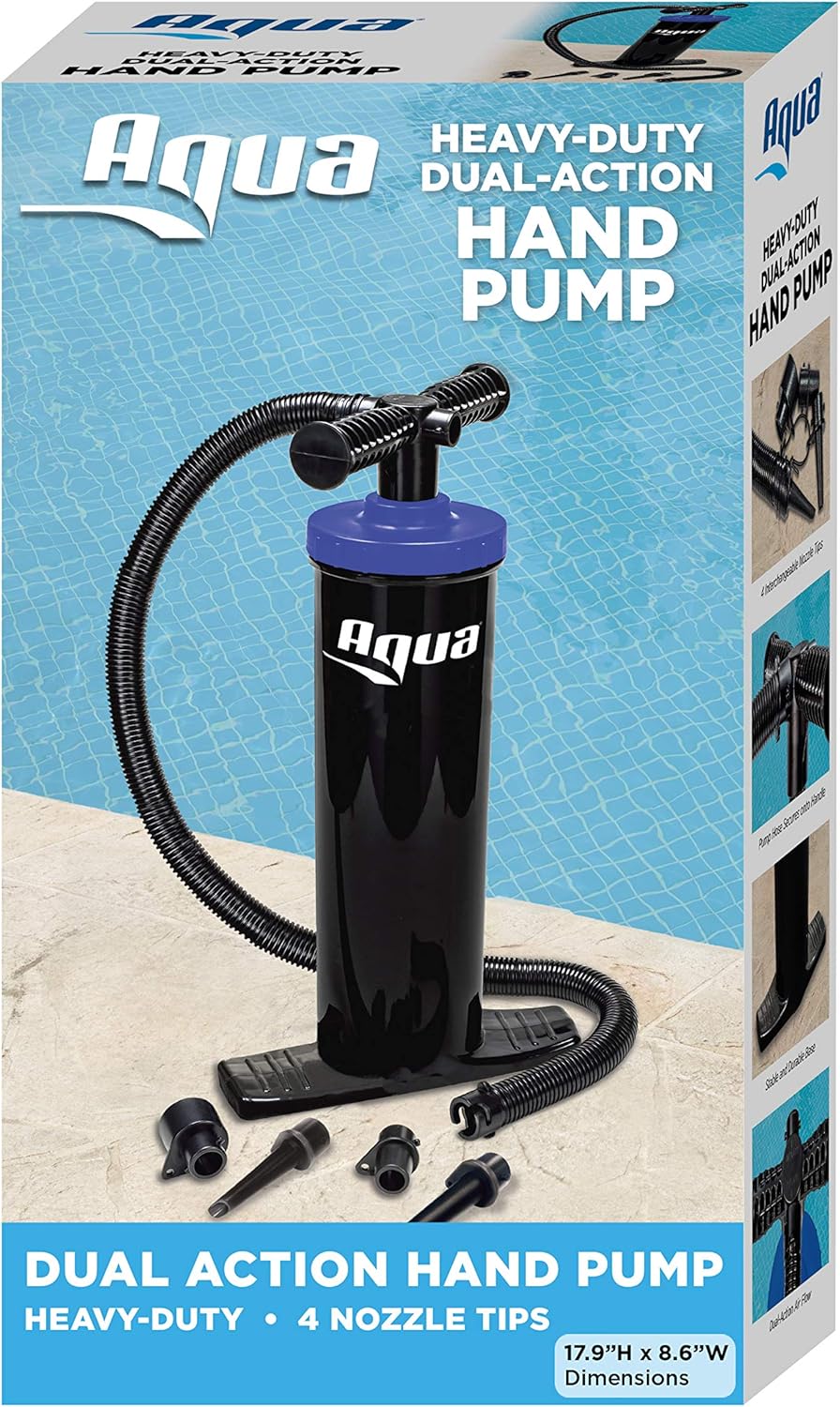 Blue Electric Air Pump 110v Heavy Duty 5 Nozzle Attachments Pack of 2 T52179