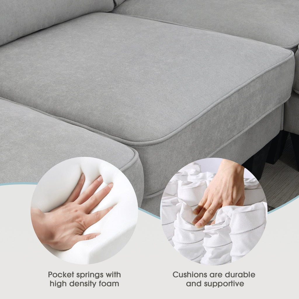 U-Shape Sectional Sofa Set W26772