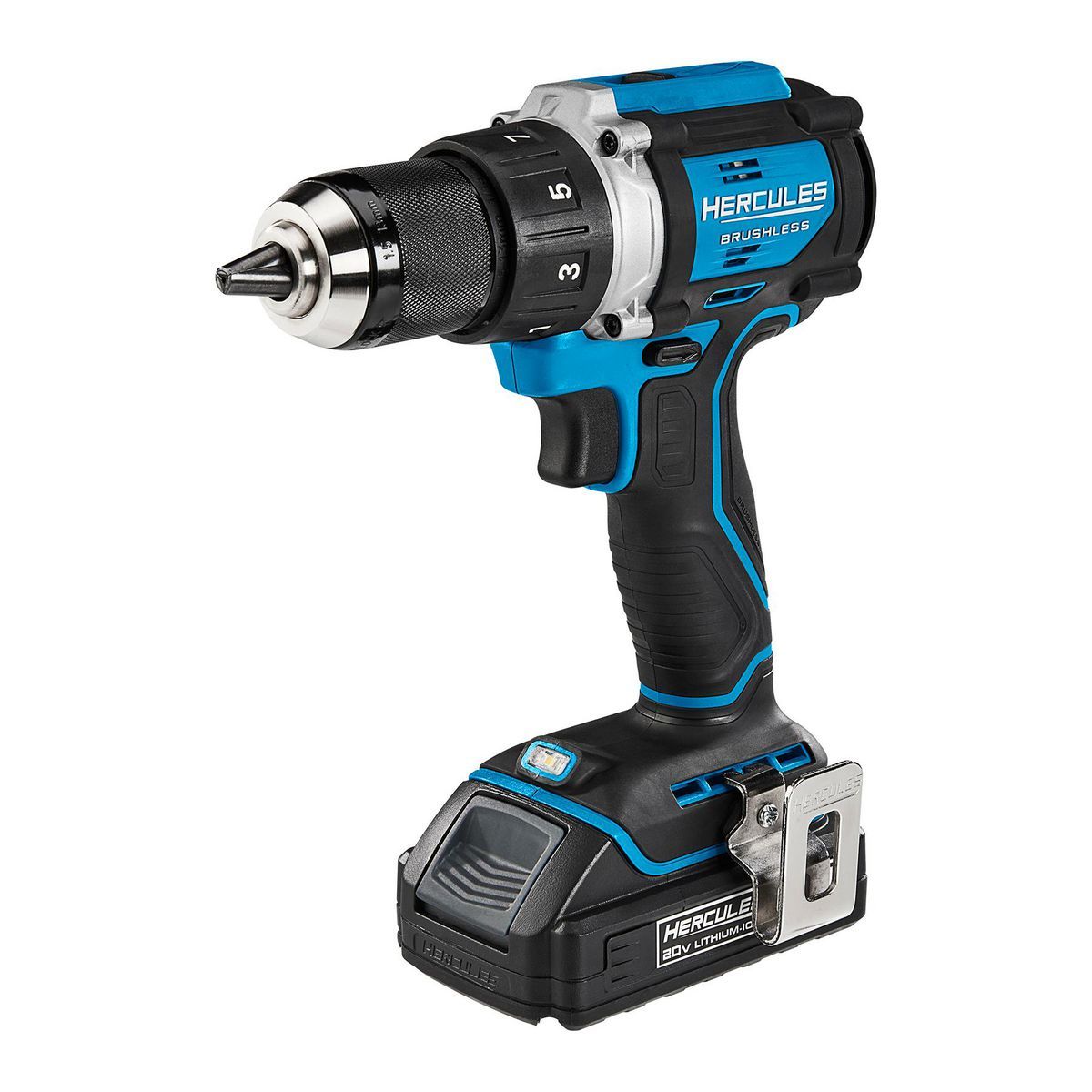 20V Brushless Cordless 1/2 in. Drill/Driver Kit with 2 Ah Battery and Charger R1799
