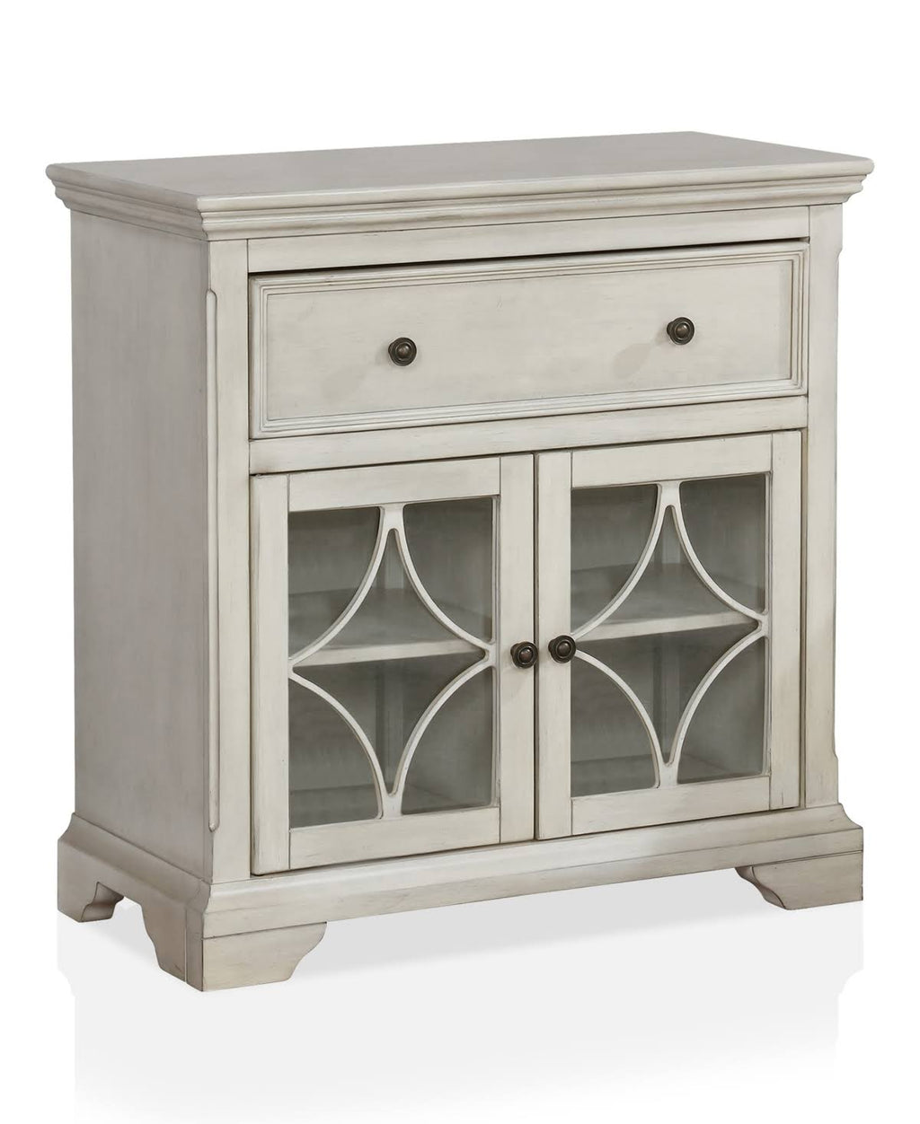 Light Brown 1-Drawer Hallway Cabinet K5050
