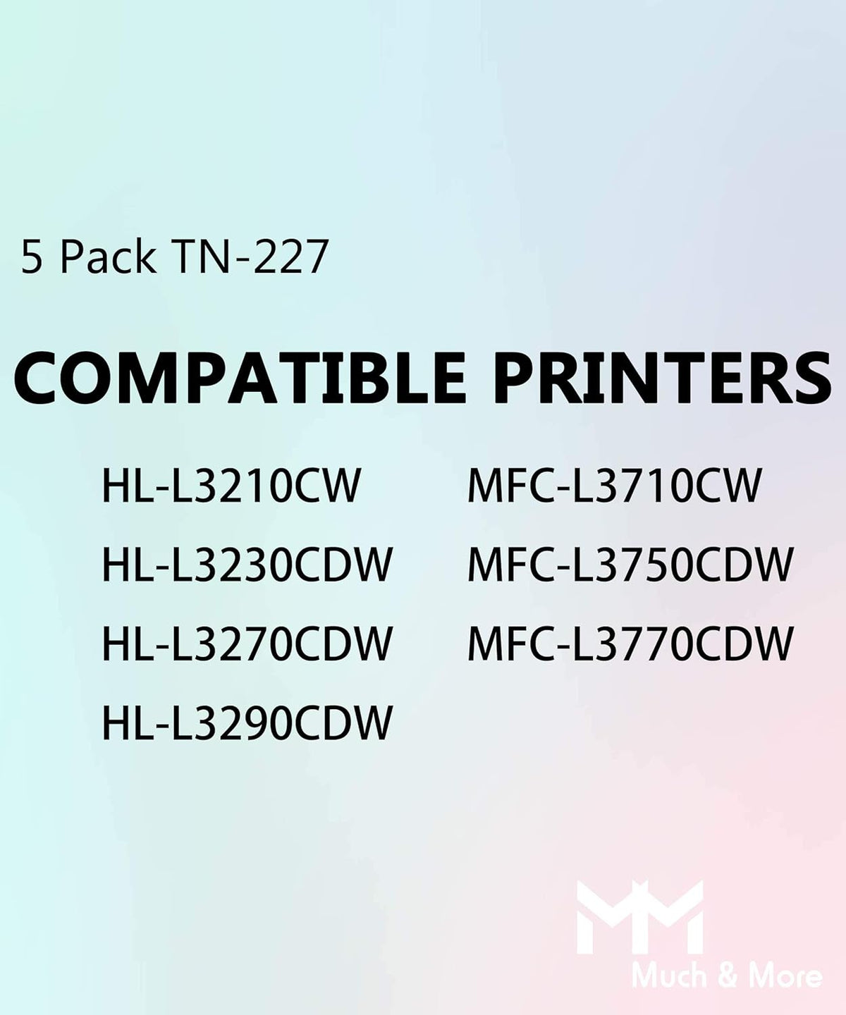 Compatible Toner Cartridge Replacement High Yield 5-Pack J8177