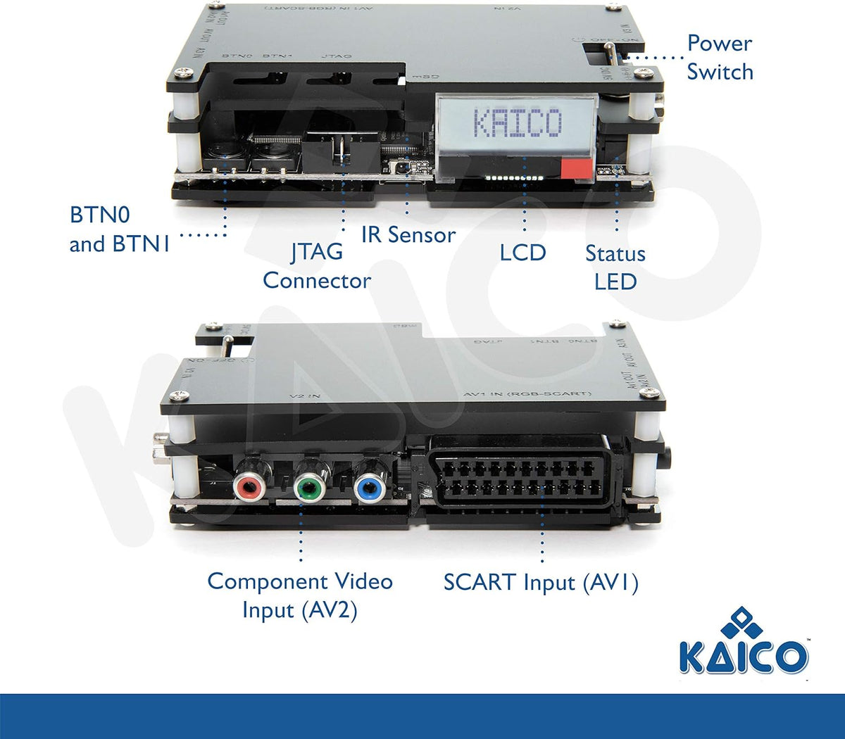 OSSC Open Source Scan Converter 1.6 with SCART, Component and VGA to HDMI T77022