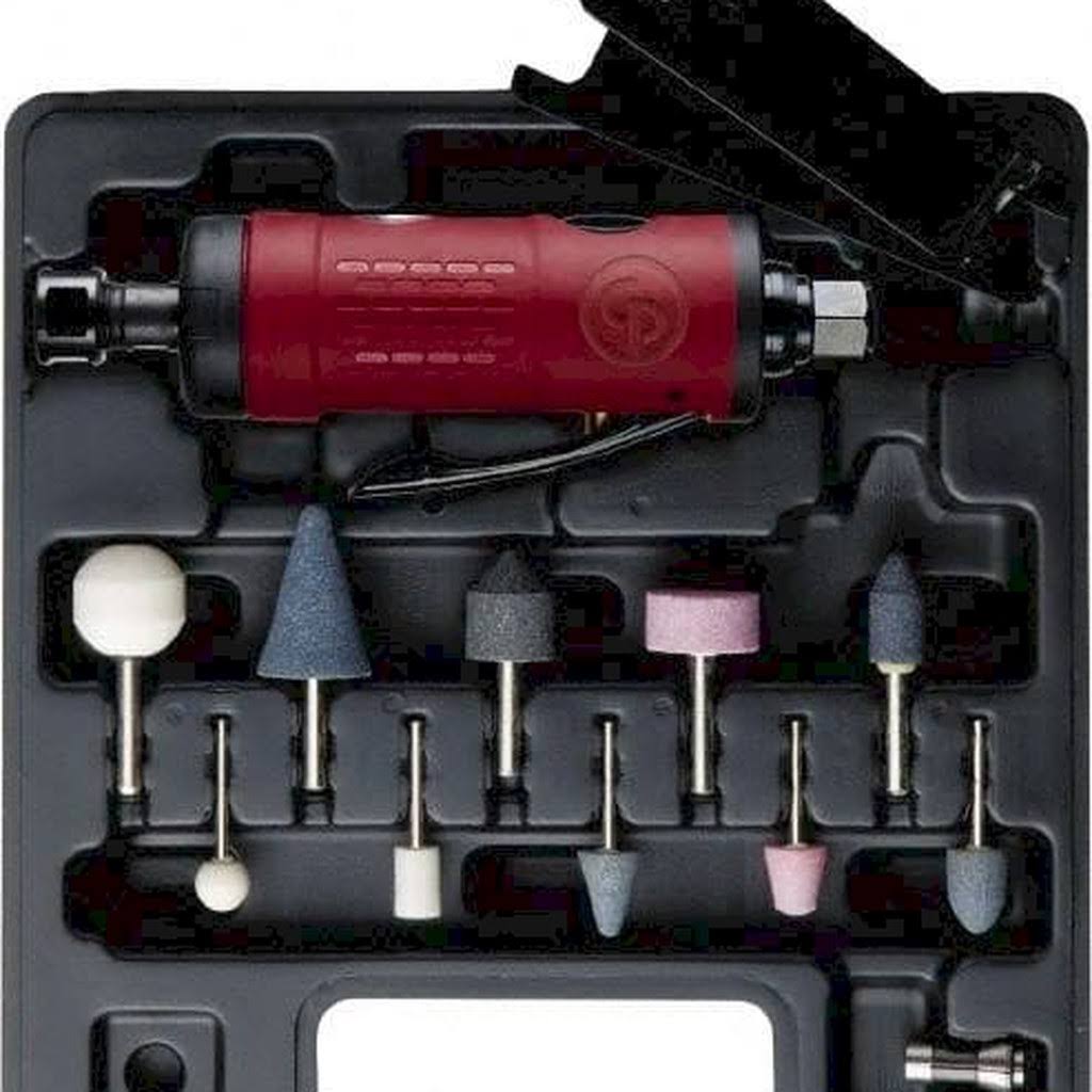 1/4 NPT Straight Pneumatic Air Grinder Kit K39456