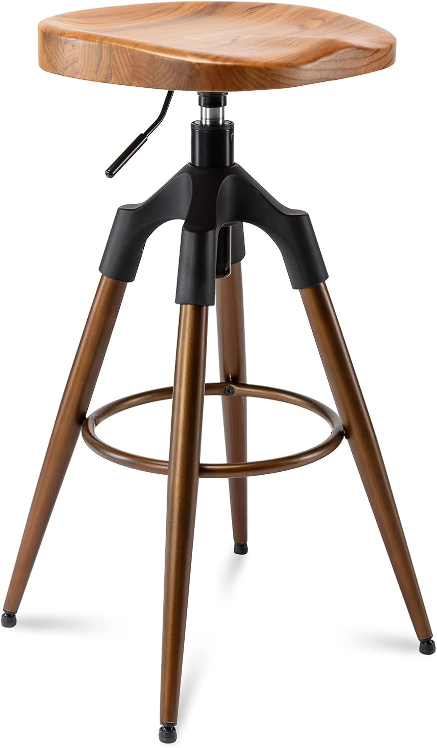 Gold Swivel Adjustable Bar Stool L578175