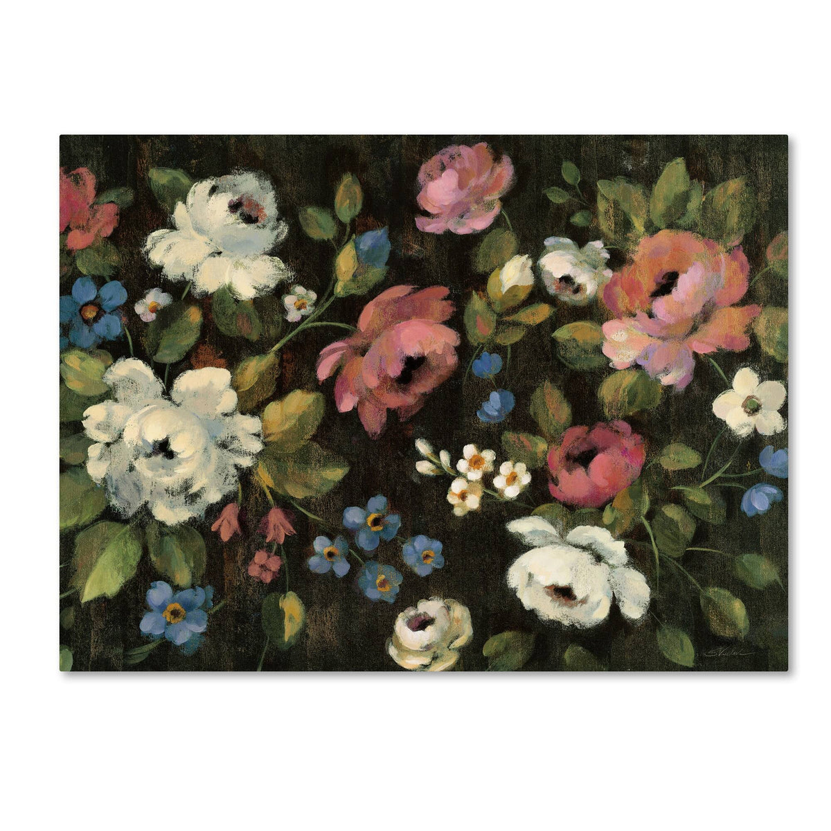 Black Gallery-Wrapped Canvas Art K7139