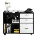 Wood 3 Drawer Lateral Filing Cabinet T207