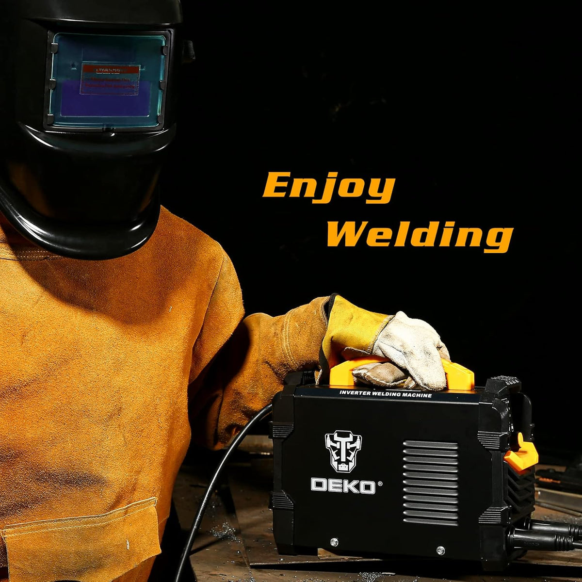 160A Stick ARC Welding Machine with Electrode Holder and Work Clamp L5515