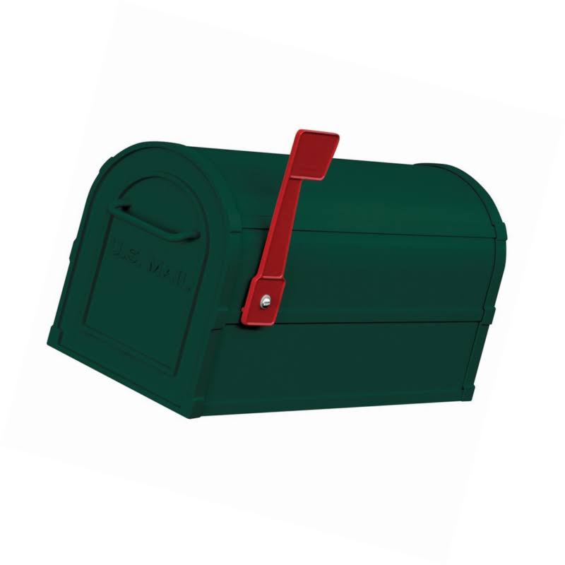 Green Rural Mailbox Q187