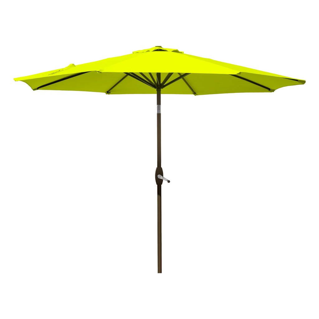 9 Ft Patio Umbrella with Round Resin Base H710