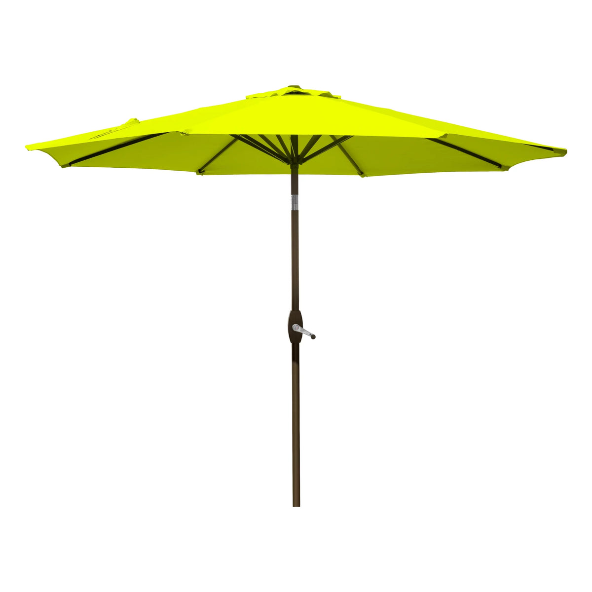 9 Ft Patio Umbrella with Round Resin Base H710