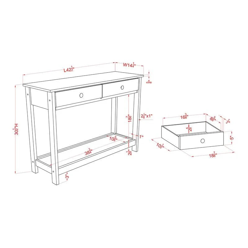 3-Piece Wood Coffee Table Set in Gray L2392