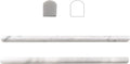 White 20 Pack Marble Pencil Liner Tile Polished B669090