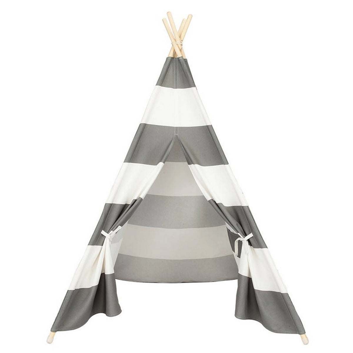 Natural Cotton Canvas Teepee Tent for Kids N64741