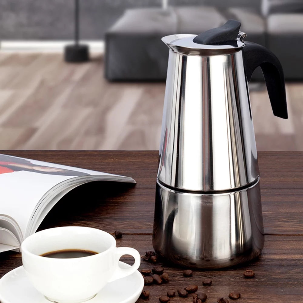 Stainless Steel Electric Mocha Coffee Maker A821