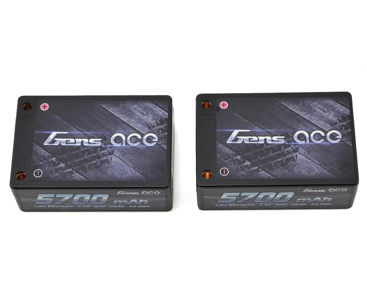 5700mAh 7.4V 50C 2S3P Hardcase Lipo Battery Pack O935881