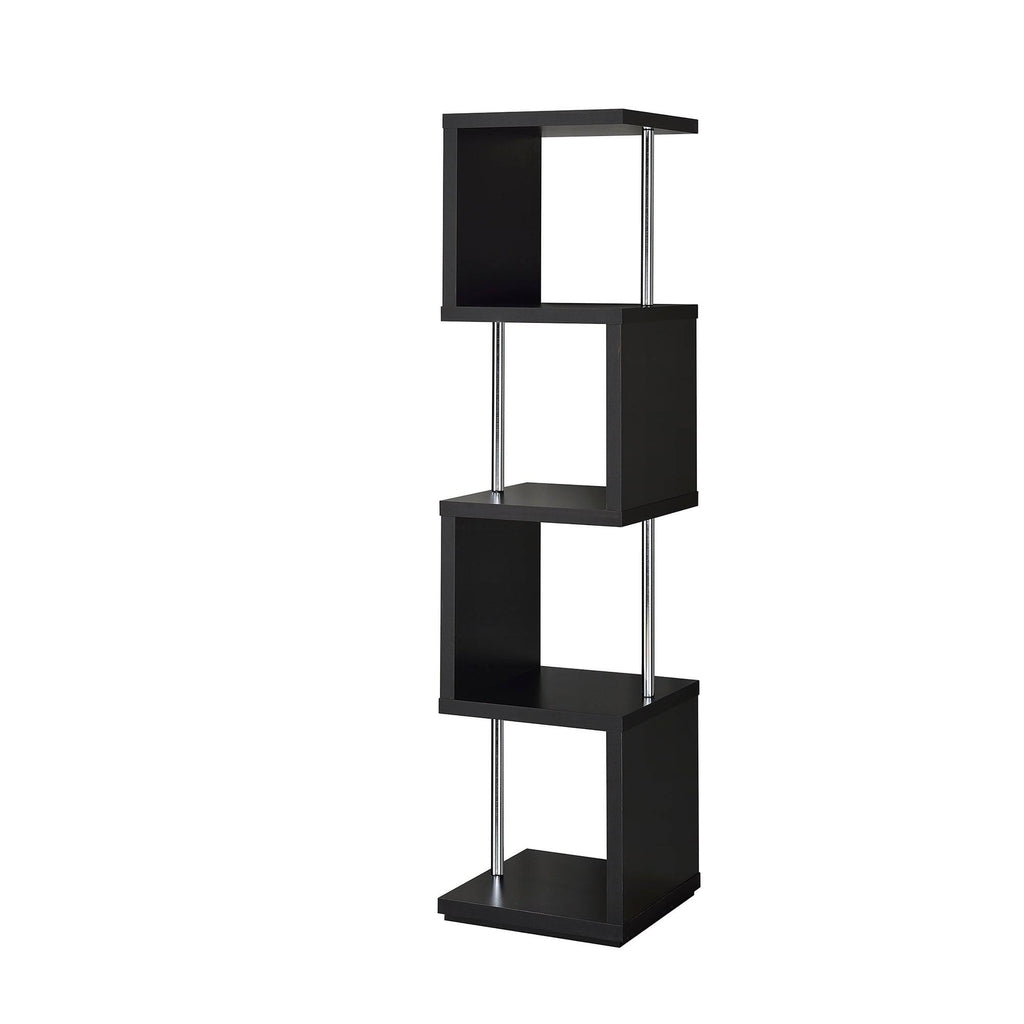 White 4-Tier Bookcase Y65091
