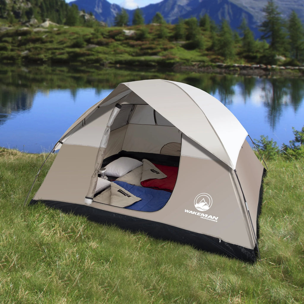 4-Person Water Resistant Dome Tent with Carry Bag X81708