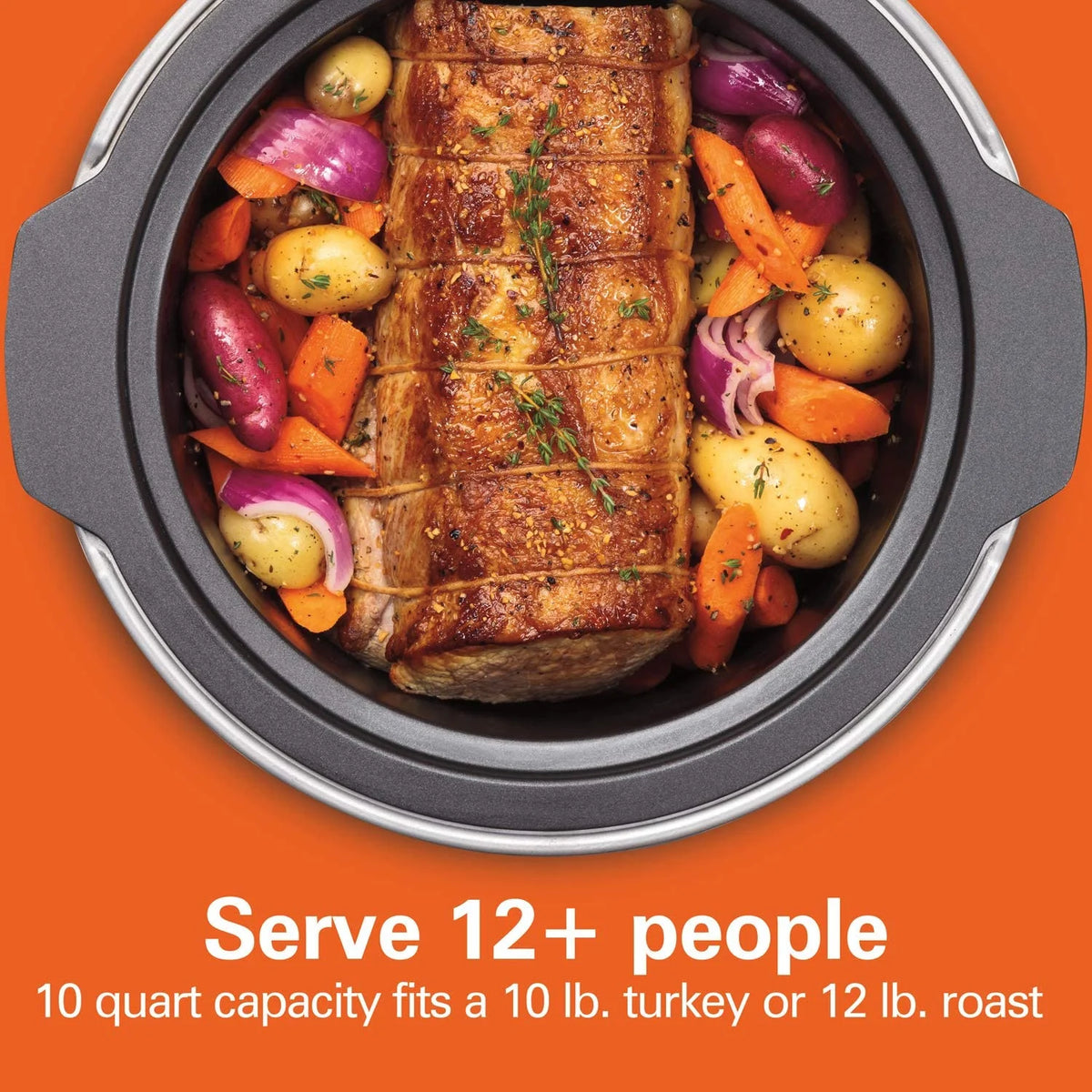 10 Quart Programmable Slow Cooker with Stovetop Safe Crock & 8 Quart Programmable Slow Cooker A252224