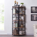 Industrial Corner Bookcase and Shelf Q35173
