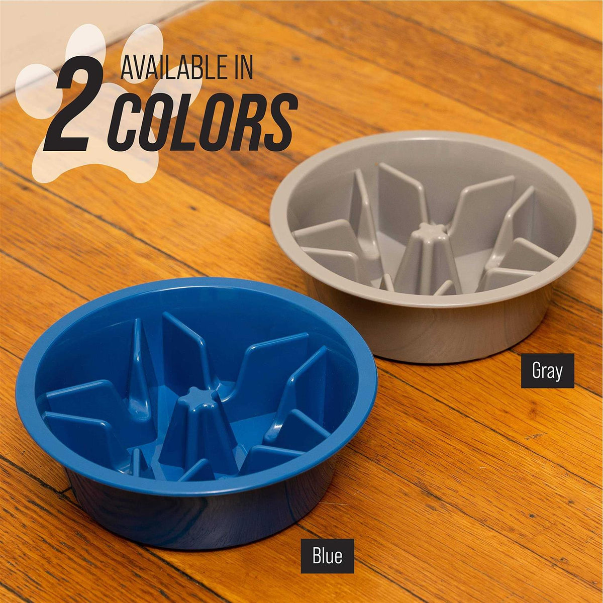 Slow Feeder Dog Bowl with Feeder Holes Q848