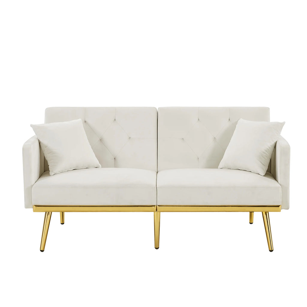 White Sofa Bed F95686