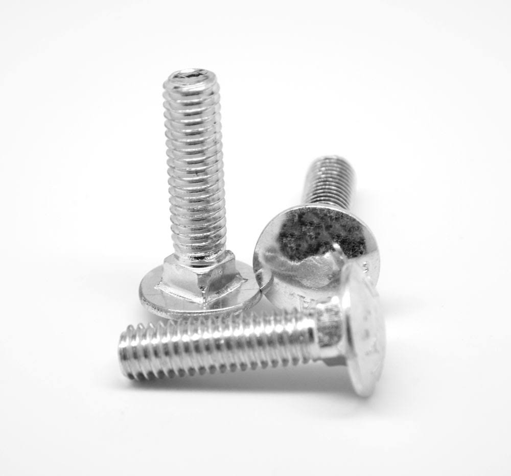 3/4x22-10 x 20x22 6x22 THD Coarse Thread Carriage Bolt Stainless Steel 18-8 Pk 10 Y764