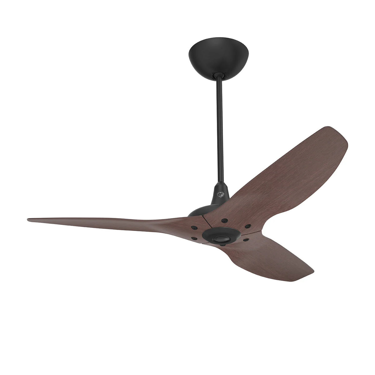52 Ceiling Fan with Cocoa Bamboo Blades and Black Finish Q391