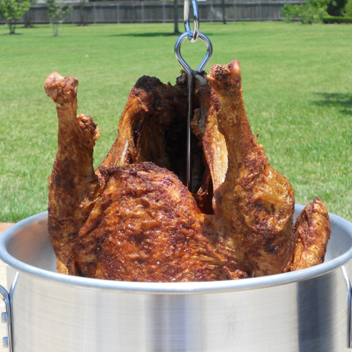 Portable Propane Outdoor Deep Frying Package with 2 Aluminum Pots M99666