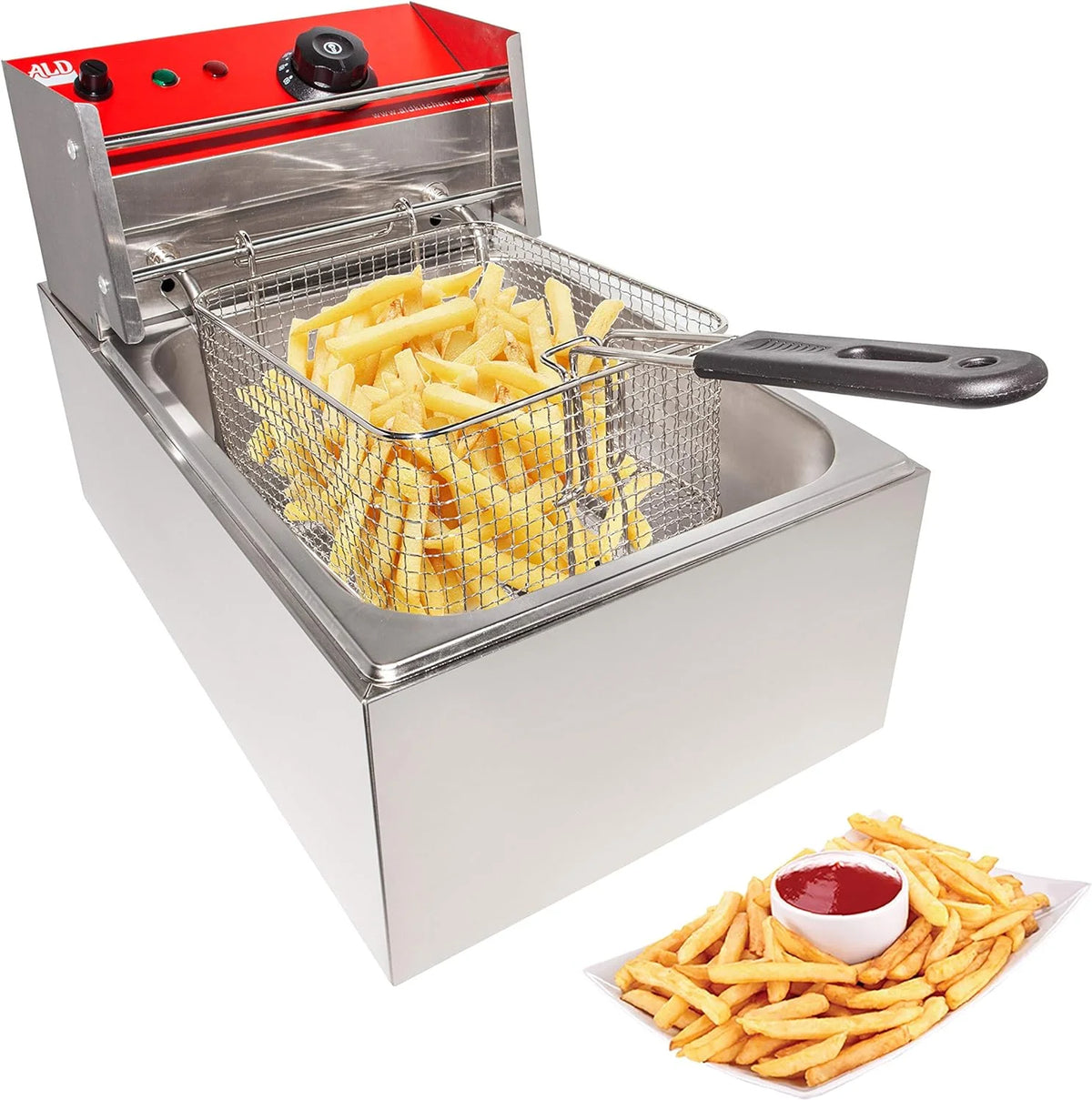 1 & 2 Baskets Deep Fryer K8991