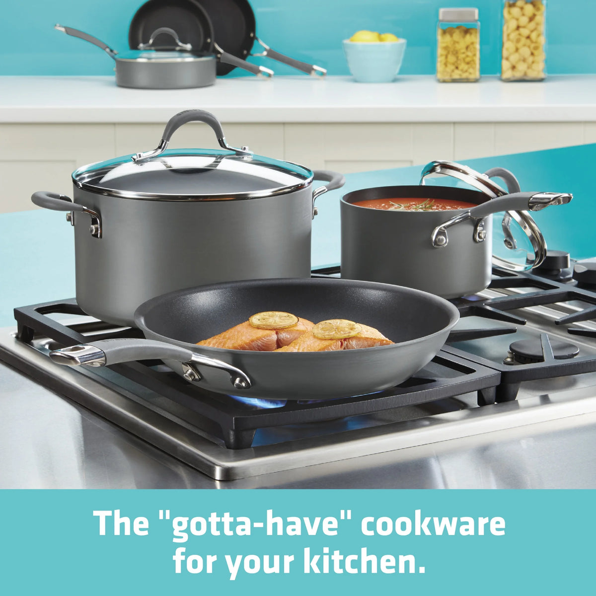 7.5-Quart Hard-Anodized Nonstick Stockpot Q927