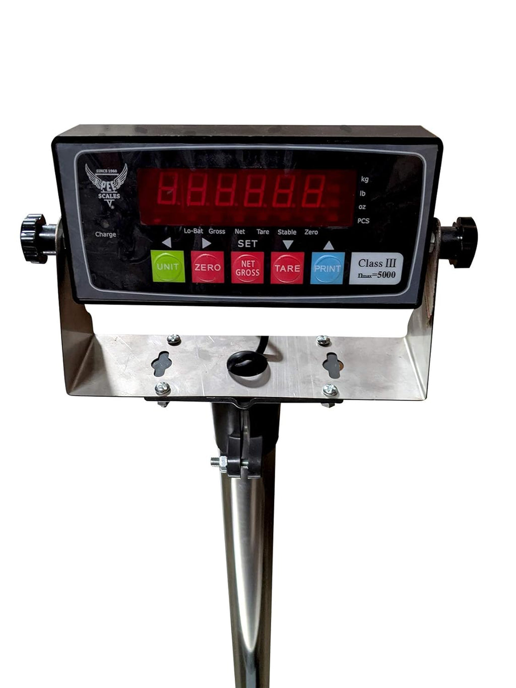 Bench Scale Stainless Steel Postal Scale 12” x 16” I9356