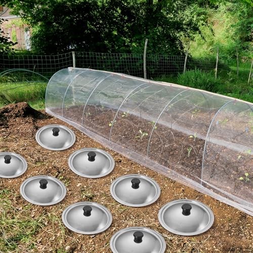 4 Pcs Worm Composter with Lids 9.1 x 9.1 x 5.9 Inch Worm Compost Bin W244