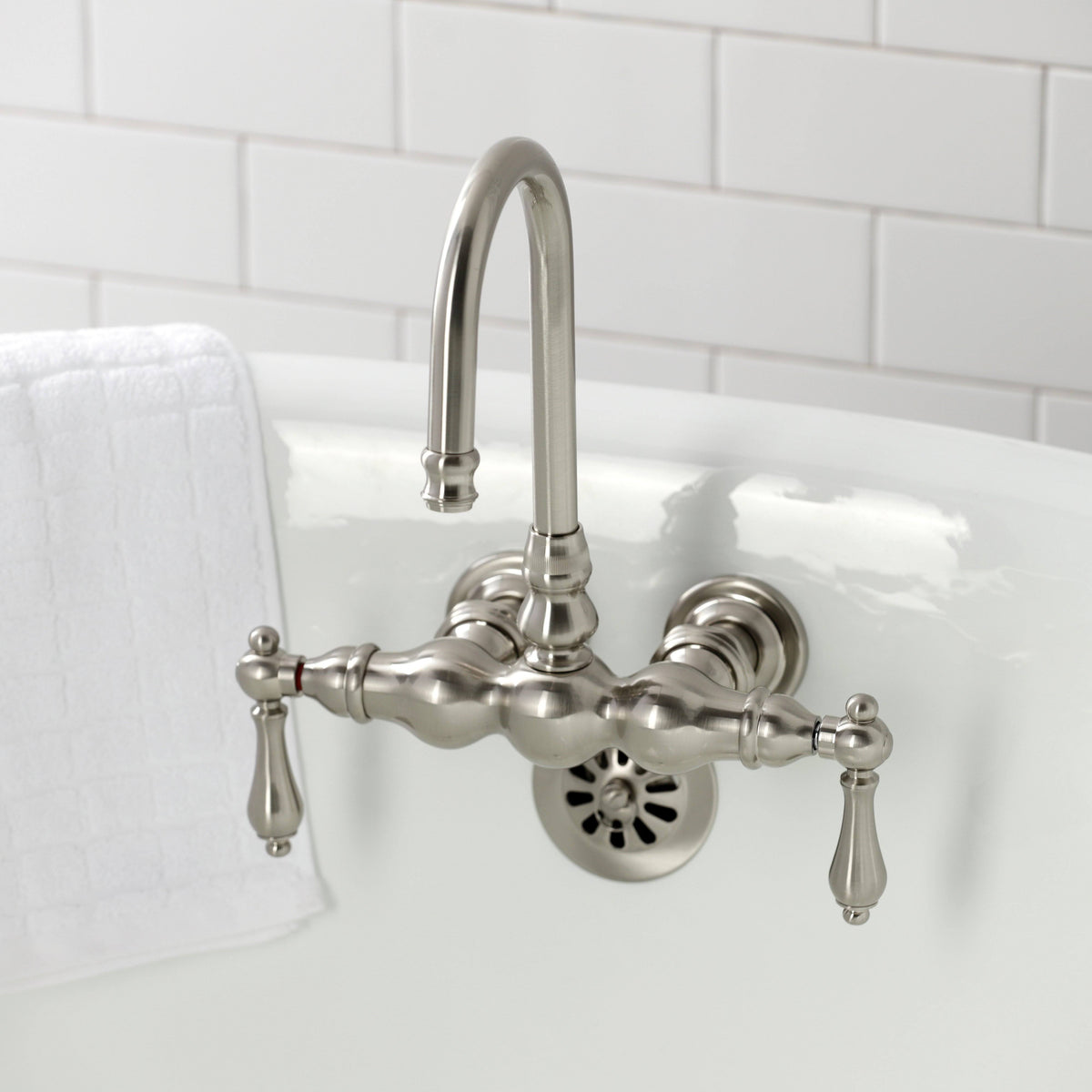 Wall Mount Clawfoot Tub Faucet Polished Chrome K209