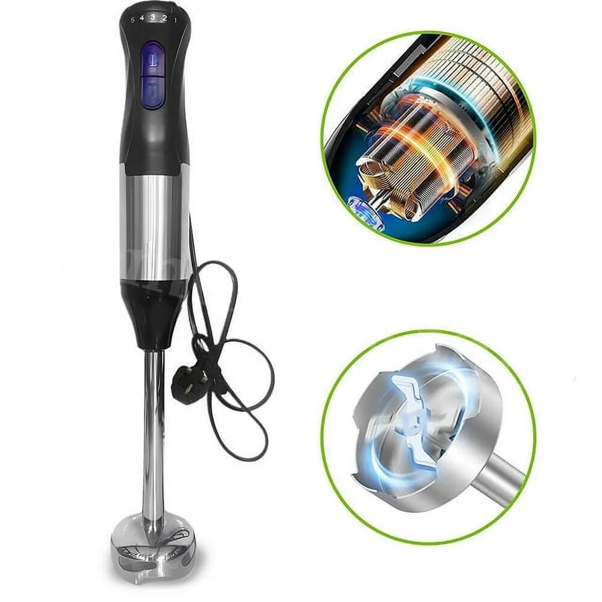 1000W 4-in-1 5-Speed Immersion Hand Blender K6356