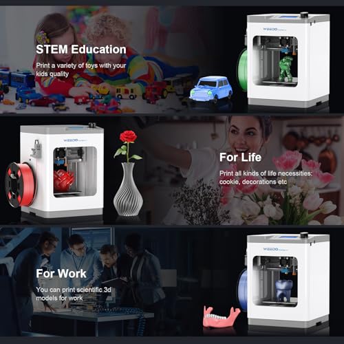 3D Printer with WiFi Printing, Auto Leveling, Fully Assembled FDM 3D Printer Q619167