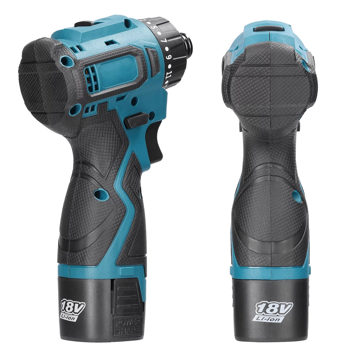 18V Electric Screwdriver Torque Adjustable 2 Speed Control Modes Brushless Motor Repair Tool Kit L410108