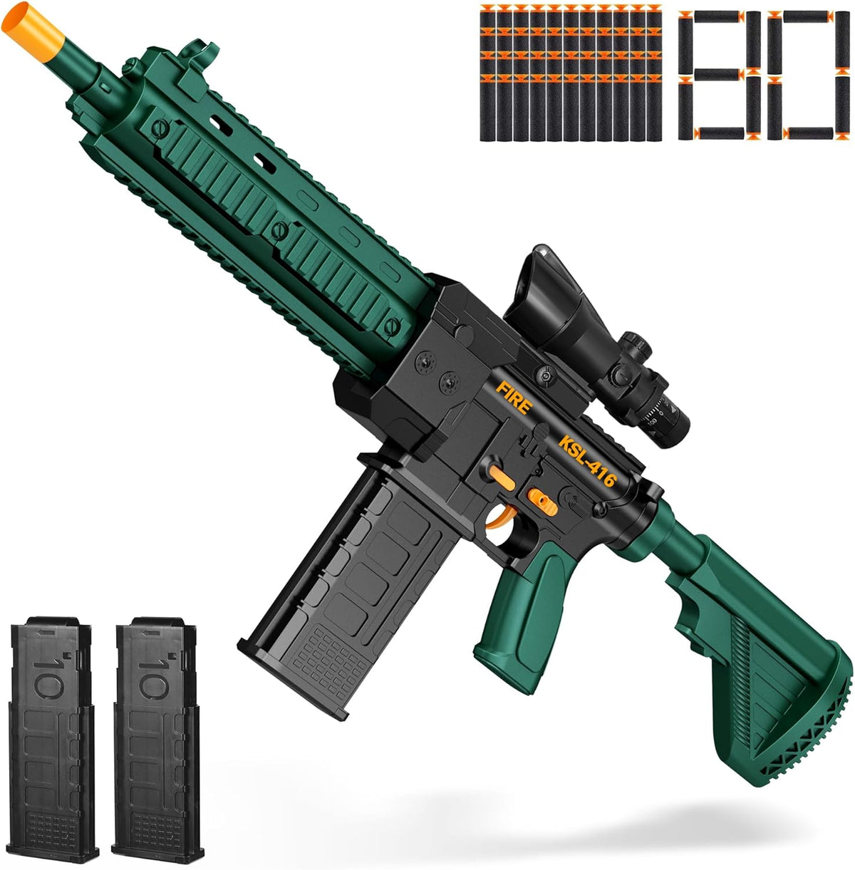 Automatic Electric Foam Blaster Toy Gun with Soft Foam Bullets D62388
