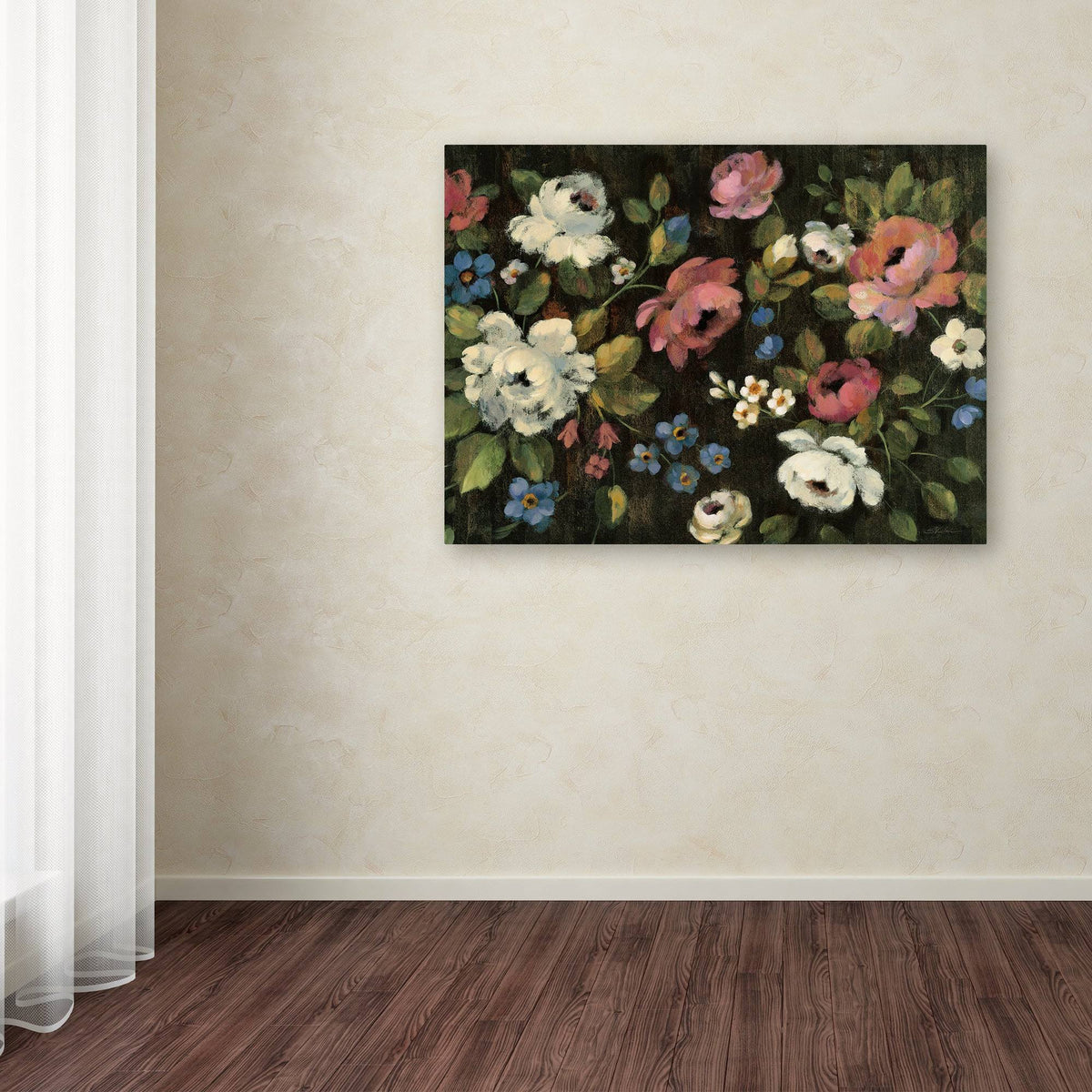 Black Gallery-Wrapped Canvas Art K7139