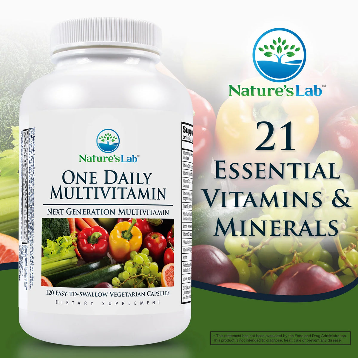 2 Packs Multivitamin, 120 Vegetarian Capsules J900243