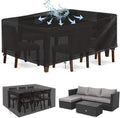 Heavy Duty 600D Waterproof Outdoor Sectional Sofa Cover V44645