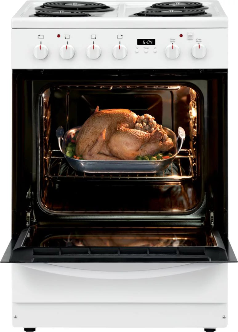 24" Freestanding Coil Electric Range Stainless Steel L455